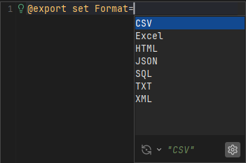 Screenshot showing auto completion for DbVisualizer commands in SQL editor